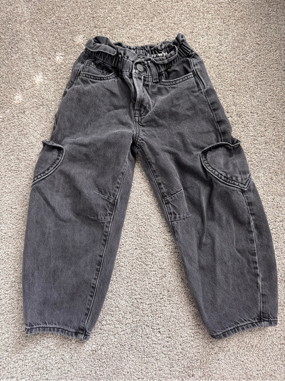 Toddler GAP Washed Black Horseshoe Jeans
